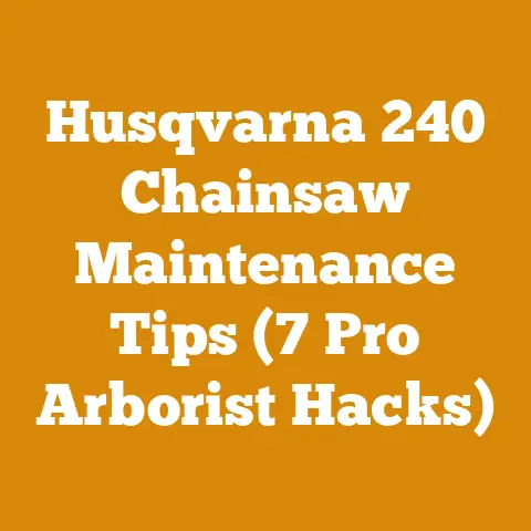 Husqvarna 240 Chainsaw Maintenance Tips (7 Pro Arborist Hacks)