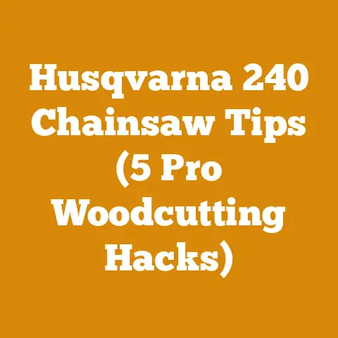 Husqvarna 240 Chainsaw Tips (5 Pro Woodcutting Hacks)