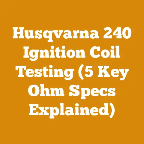 Husqvarna 240 Ignition Coil Testing (5 Key Ohm Specs Explained)