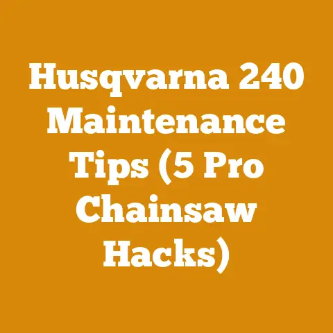 Husqvarna 240 Maintenance Tips (5 Pro Chainsaw Hacks)
