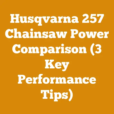 Husqvarna 257 Chainsaw Power Comparison (3 Key Performance Tips)