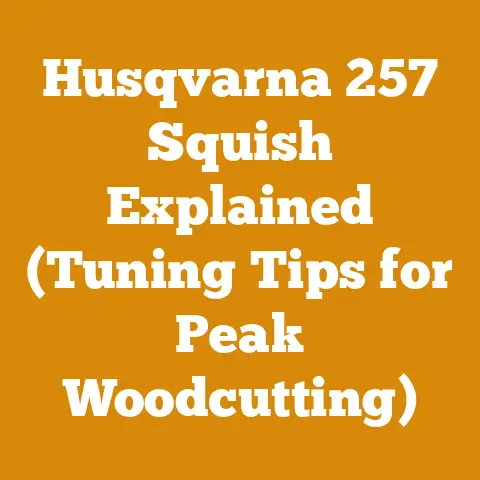 Husqvarna 257 Squish Explained (Tuning Tips for Peak Woodcutting)