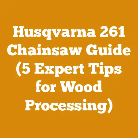 Husqvarna 261 Chainsaw Guide (5 Expert Tips for Wood Processing)