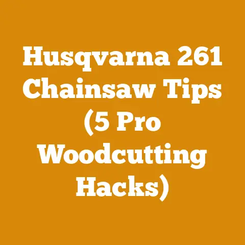 Husqvarna 261 Chainsaw Tips (5 Pro Woodcutting Hacks)