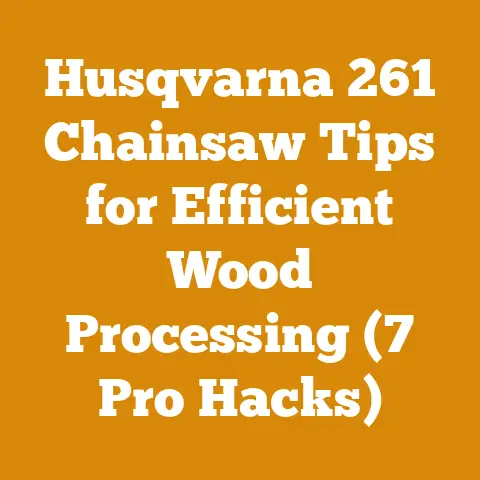 Husqvarna 261 Chainsaw Tips for Efficient Wood Processing (7 Pro Hacks)
