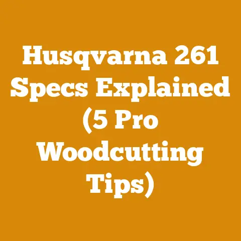 Husqvarna 261 Specs Explained (5 Pro Woodcutting Tips)