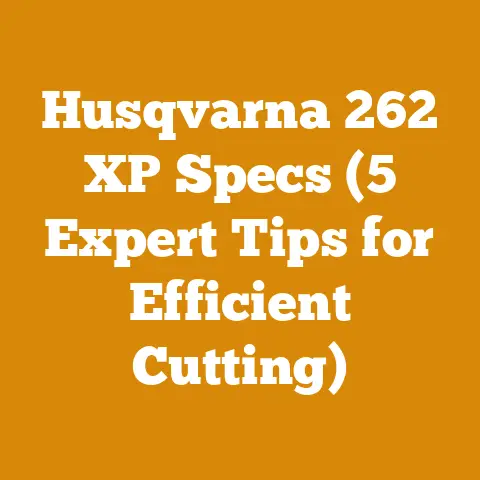 Husqvarna 262 XP Specs (5 Expert Tips for Efficient Cutting)