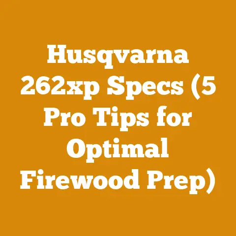 Husqvarna 262xp Specs (5 Pro Tips for Optimal Firewood Prep)