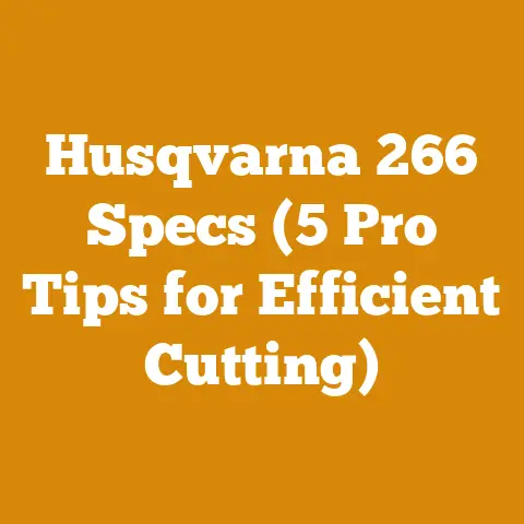 Husqvarna 266 Specs (5 Pro Tips for Efficient Cutting)