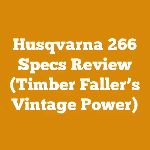 Husqvarna 266 Specs Review (Timber Faller’s Vintage Power)