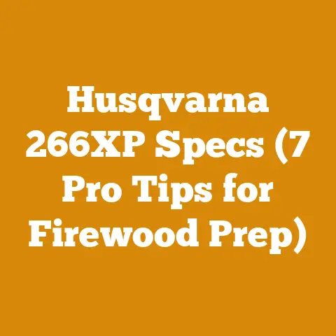 Husqvarna 266XP Specs (7 Pro Tips for Firewood Prep)