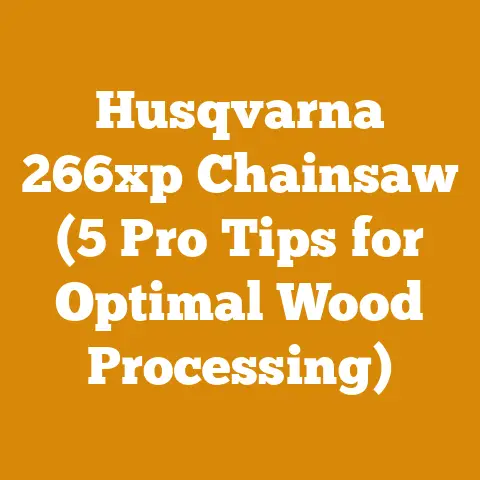 Husqvarna 266xp Chainsaw (5 Pro Tips for Optimal Wood Processing)