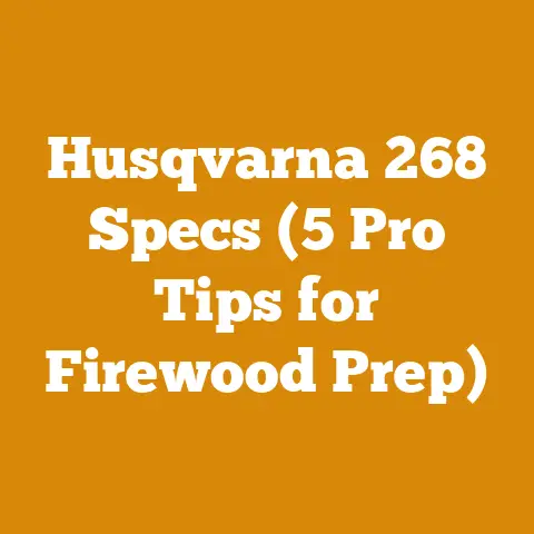 Husqvarna 268 Specs (5 Pro Tips for Firewood Prep)