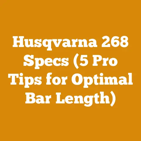 Husqvarna 268 Specs (5 Pro Tips for Optimal Bar Length)