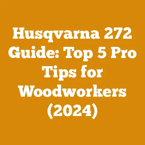 Husqvarna 272 Guide: Top 5 Pro Tips for Woodworkers (2024)