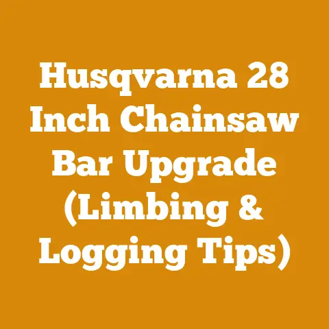Husqvarna 28 Inch Chainsaw Bar Upgrade (Limbing & Logging Tips)