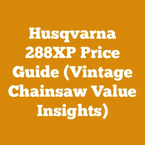 Husqvarna 288XP Price Guide (Vintage Chainsaw Value Insights)