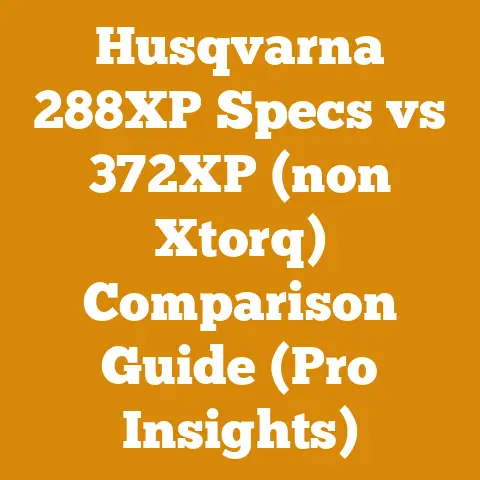 Husqvarna 288XP Specs vs 372XP (non Xtorq) Comparison Guide (Pro Insights)