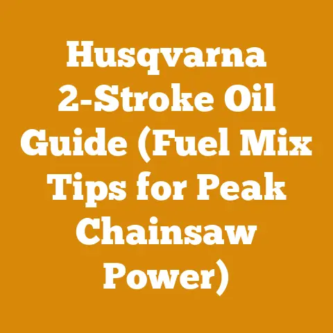 Husqvarna 2-Stroke Oil Guide (Fuel Mix Tips for Peak Chainsaw Power)