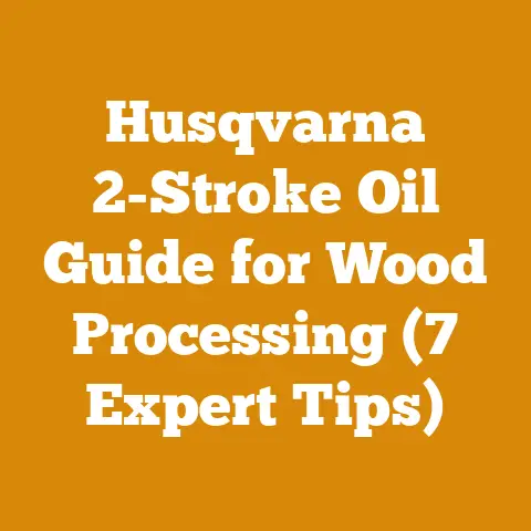 Husqvarna 2-Stroke Oil Guide for Wood Processing (7 Expert Tips)