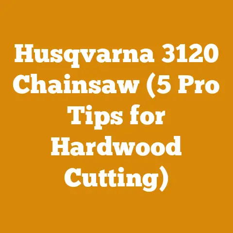 Husqvarna 3120 Chainsaw (5 Pro Tips for Hardwood Cutting)