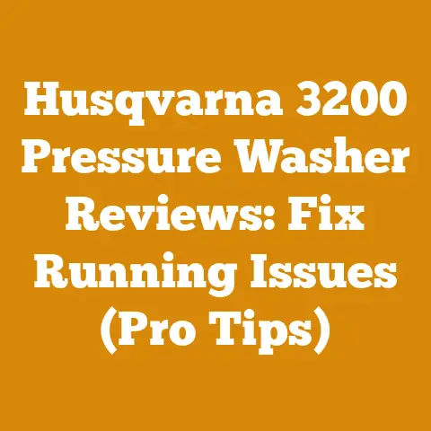 Husqvarna 3200 Pressure Washer Reviews: Fix Running Issues (Pro Tips)