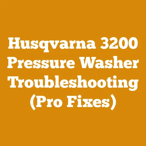 Husqvarna 3200 Pressure Washer Troubleshooting (Pro Fixes)