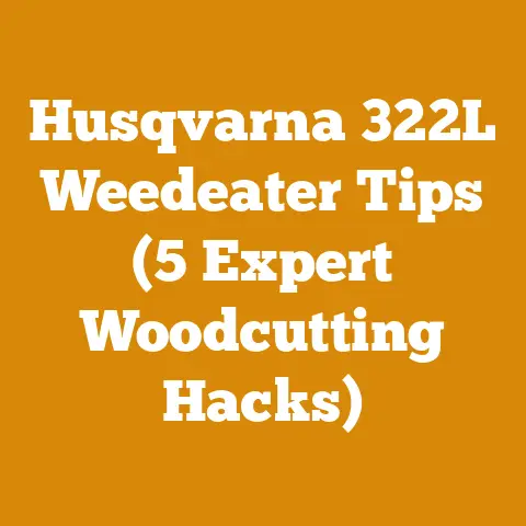 Husqvarna 322L Weedeater Tips (5 Expert Woodcutting Hacks)