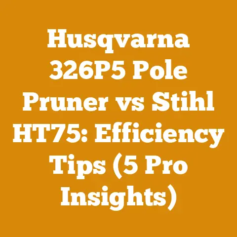 Husqvarna 326P5 Pole Pruner vs Stihl HT75: Efficiency Tips (5 Pro Insights)