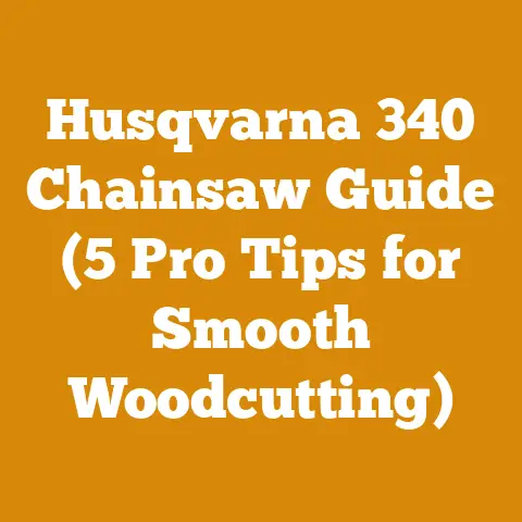 Husqvarna 340 Chainsaw Guide (5 Pro Tips for Smooth Woodcutting)