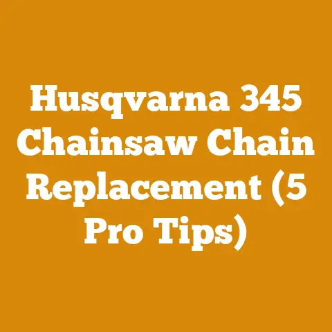 Husqvarna 345 Chainsaw Chain Replacement (5 Pro Tips)