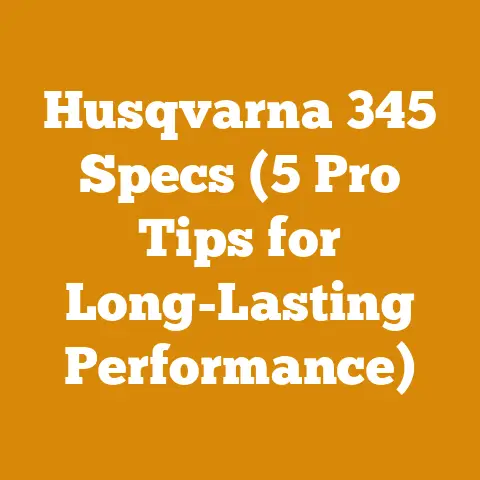 Husqvarna 345 Specs (5 Pro Tips for Long-Lasting Performance)
