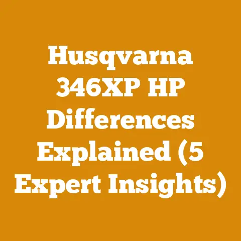 Husqvarna 346XP HP Differences Explained (5 Expert Insights)