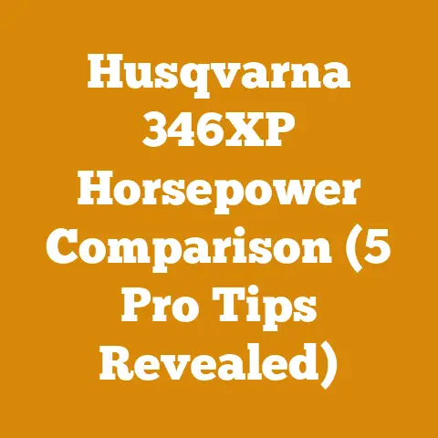 Husqvarna 346XP Horsepower Comparison (5 Pro Tips Revealed)