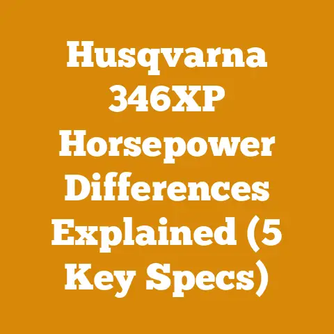 Husqvarna 346XP Horsepower Differences Explained (5 Key Specs)