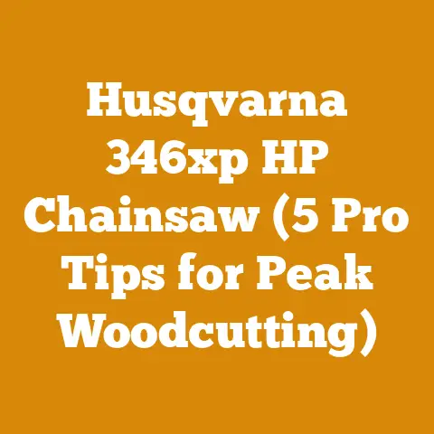 Husqvarna 346xp HP Chainsaw (5 Pro Tips for Peak Woodcutting)