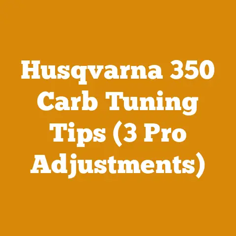 Husqvarna 350 Carb Tuning Tips (3 Pro Adjustments)
