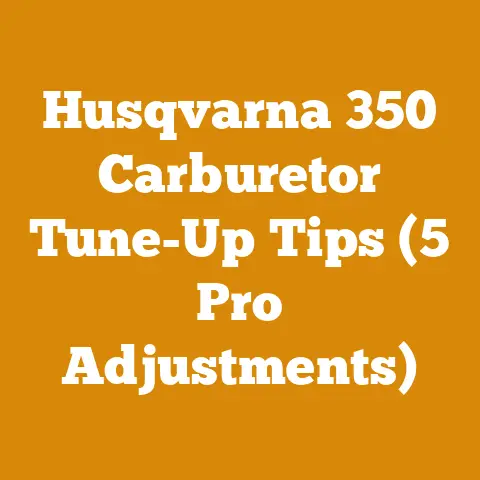 Husqvarna 350 Carburetor Tune-Up Tips (5 Pro Adjustments)