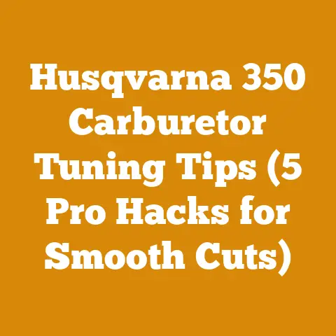 Husqvarna 350 Carburetor Tuning Tips (5 Pro Hacks for Smooth Cuts)