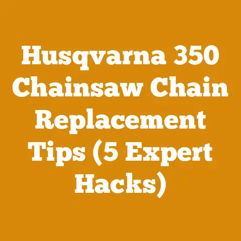 Husqvarna 350 Chainsaw Chain Replacement Tips (5 Expert Hacks)