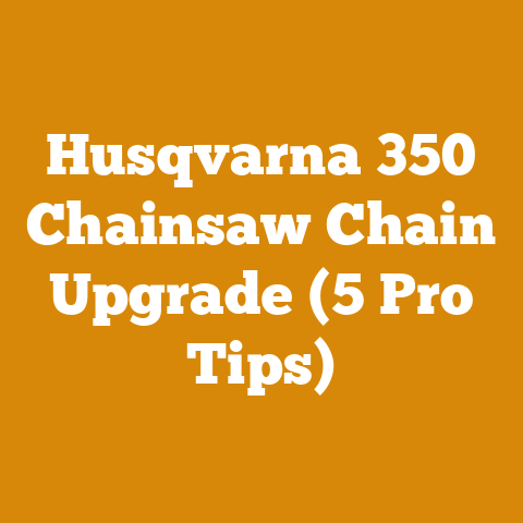 Husqvarna 350 Chainsaw Chain Upgrade (5 Pro Tips)