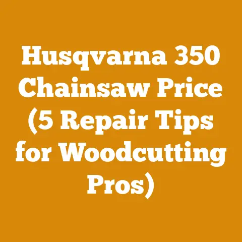 Husqvarna 350 Chainsaw Price (5 Repair Tips for Woodcutting Pros)