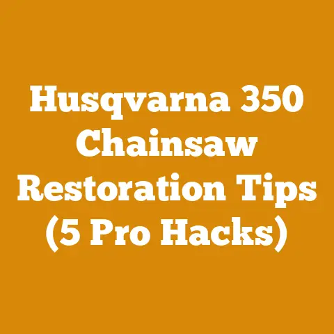 Husqvarna 350 Chainsaw Restoration Tips (5 Pro Hacks)