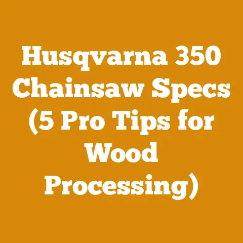 Husqvarna 350 Chainsaw Specs (5 Pro Tips for Wood Processing)
