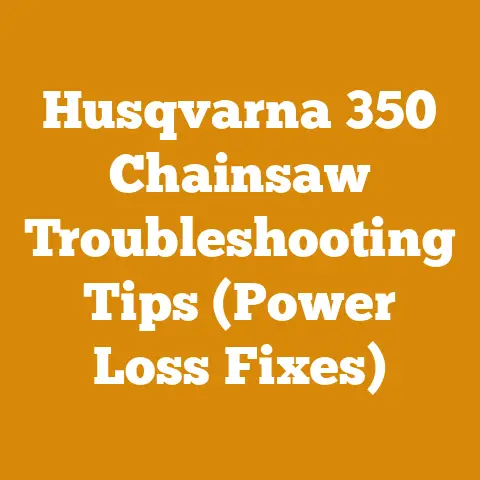 Husqvarna 350 Chainsaw Troubleshooting Tips (Power Loss Fixes)