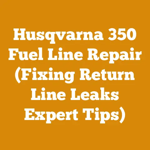 Husqvarna 350 Fuel Line Repair (Fixing Return Line Leaks Expert Tips)