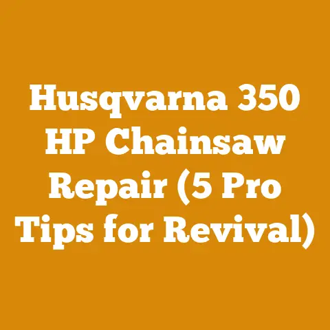 Husqvarna 350 HP Chainsaw Repair (5 Pro Tips for Revival)