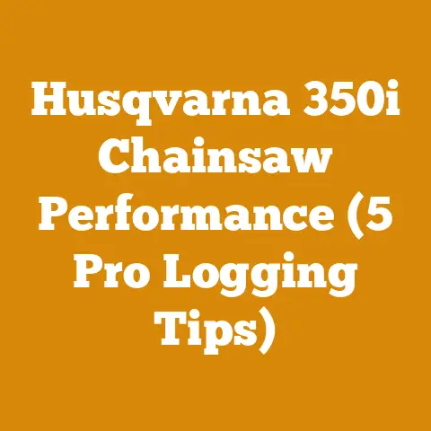 Husqvarna 350i Chainsaw Performance (5 Pro Logging Tips)
