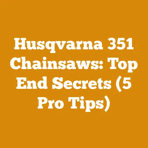 Husqvarna 351 Chainsaws: Top End Secrets (5 Pro Tips)