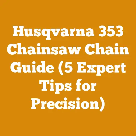 Husqvarna 353 Chainsaw Chain Guide (5 Expert Tips for Precision)